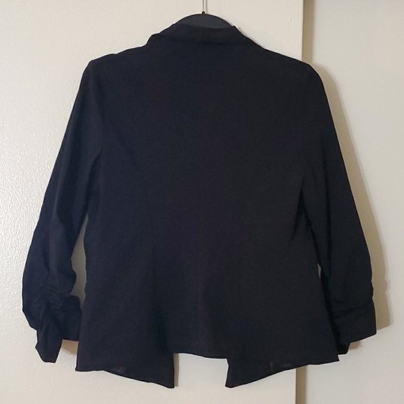Leighton Open Blazer Rouched 3/4 sleves Size S - Picture 5 of 7
